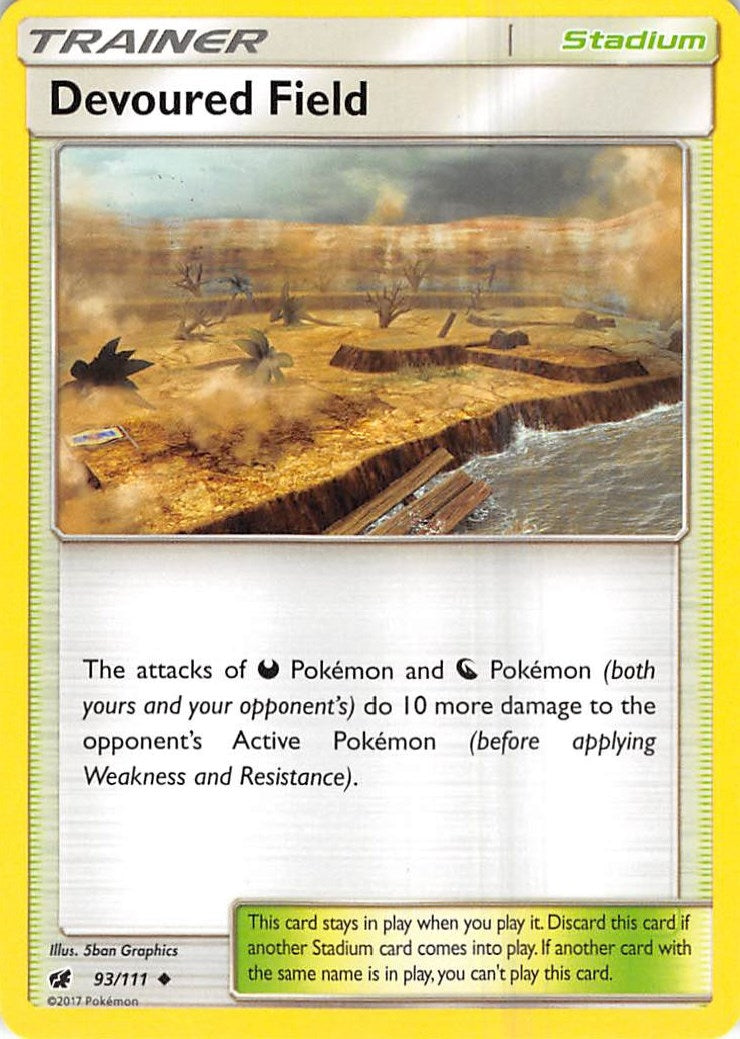 Image for Devoured Field (93/111) (SM04) - Pokemon