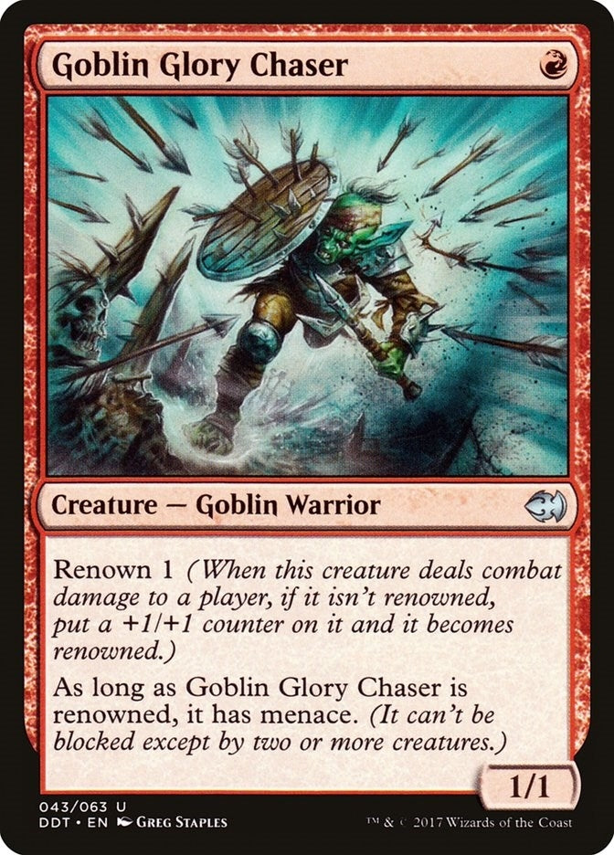 Image for Goblin Glory Chaser (43) - Magic: The Gathering