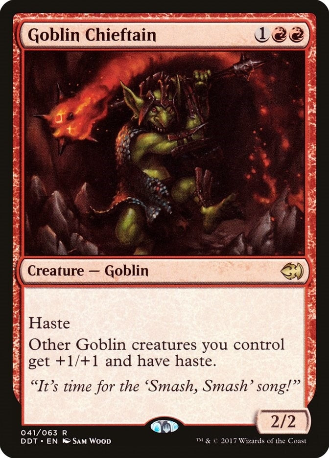 Image for Goblin Chieftain (41) - Magic: The Gathering