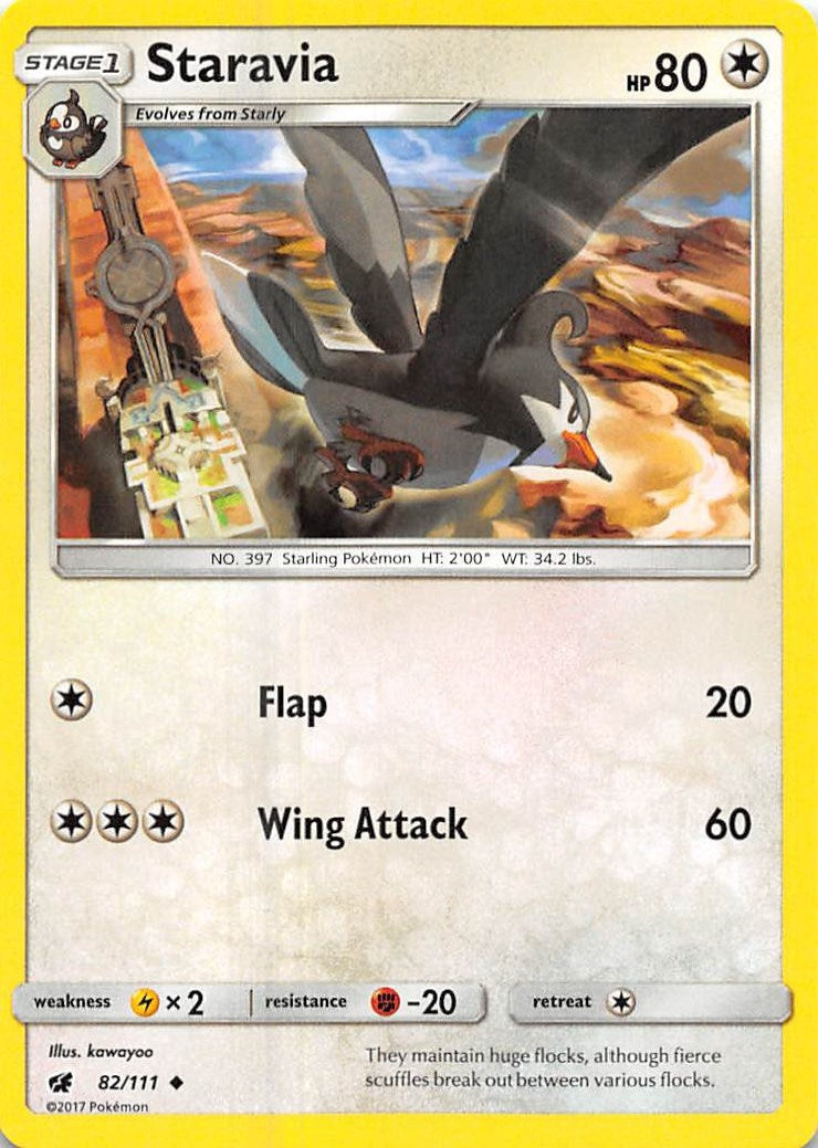 Image for Staravia (82/111) (SM04) - Pokemon