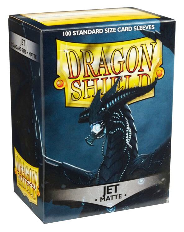 Image for Dragon Shield Matte Sleeves - Jet (100-Pack) - Card Sleeves