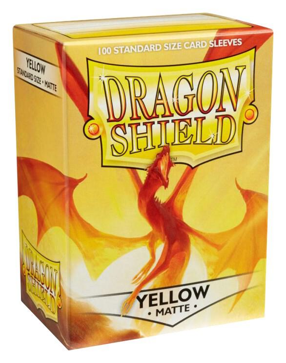 Image for Dragon Shield Matte Sleeves - Yellow (100-Pack) - Card Sleeves