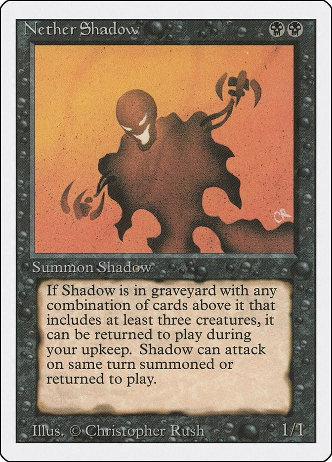 Image for Nether Shadow - Magic: The Gathering