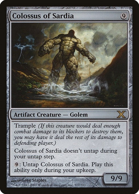 Image for Colossus of Sardia (317) (10E) - Magic: The Gathering
