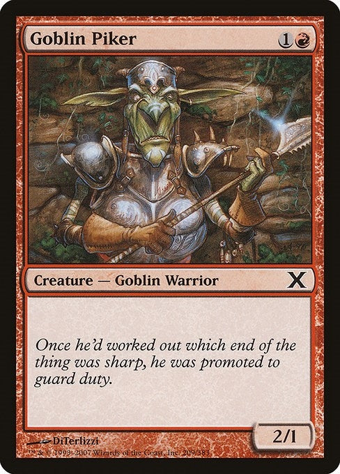 Image for Goblin Piker (209) (10E) - Magic: The Gathering