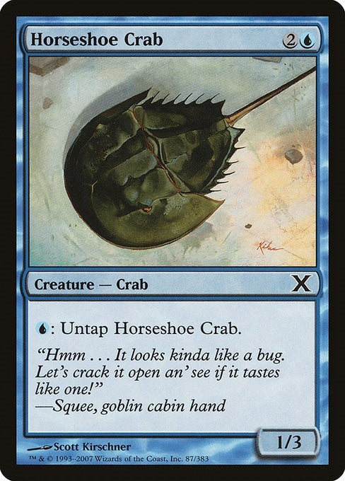 Image for Horseshoe Crab (87) (10E) - Magic: The Gathering
