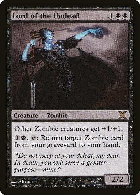 Image for Lord of the Undead (155) (10E) - Magic: The Gathering