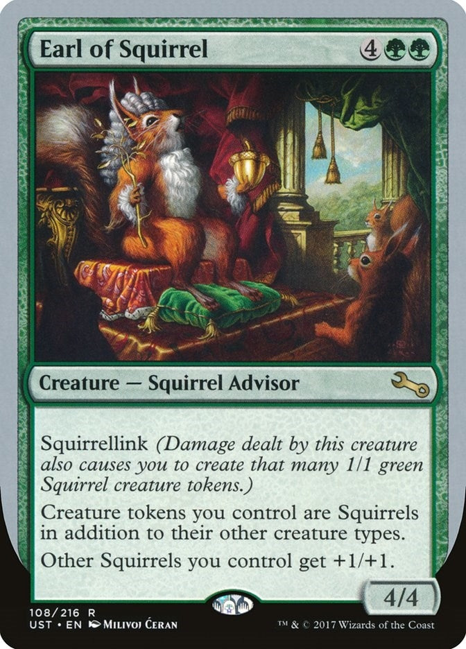 Image for Earl of Squirrel (108) (UST) - Magic: The Gathering