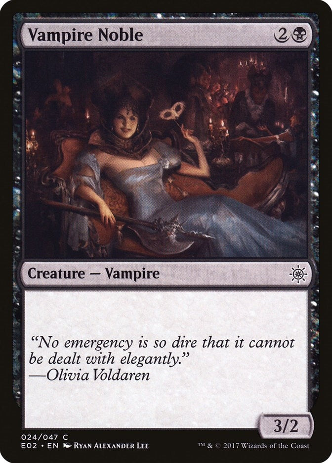 Image for Vampire Noble (24) - Magic: The Gathering