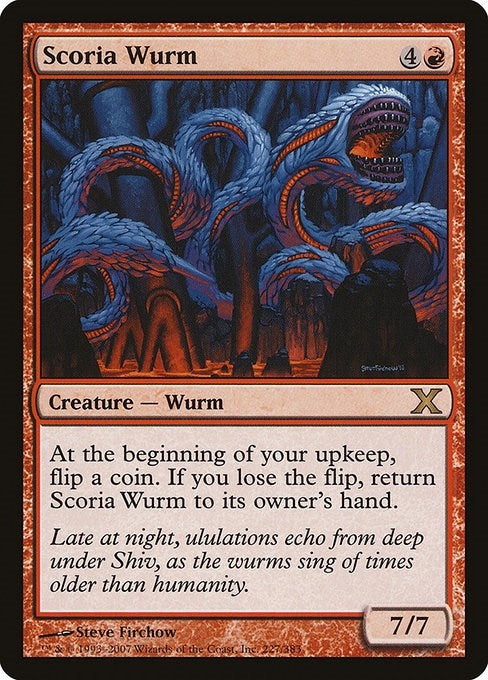 Image for Scoria Wurm (227) (10E) - Magic: The Gathering