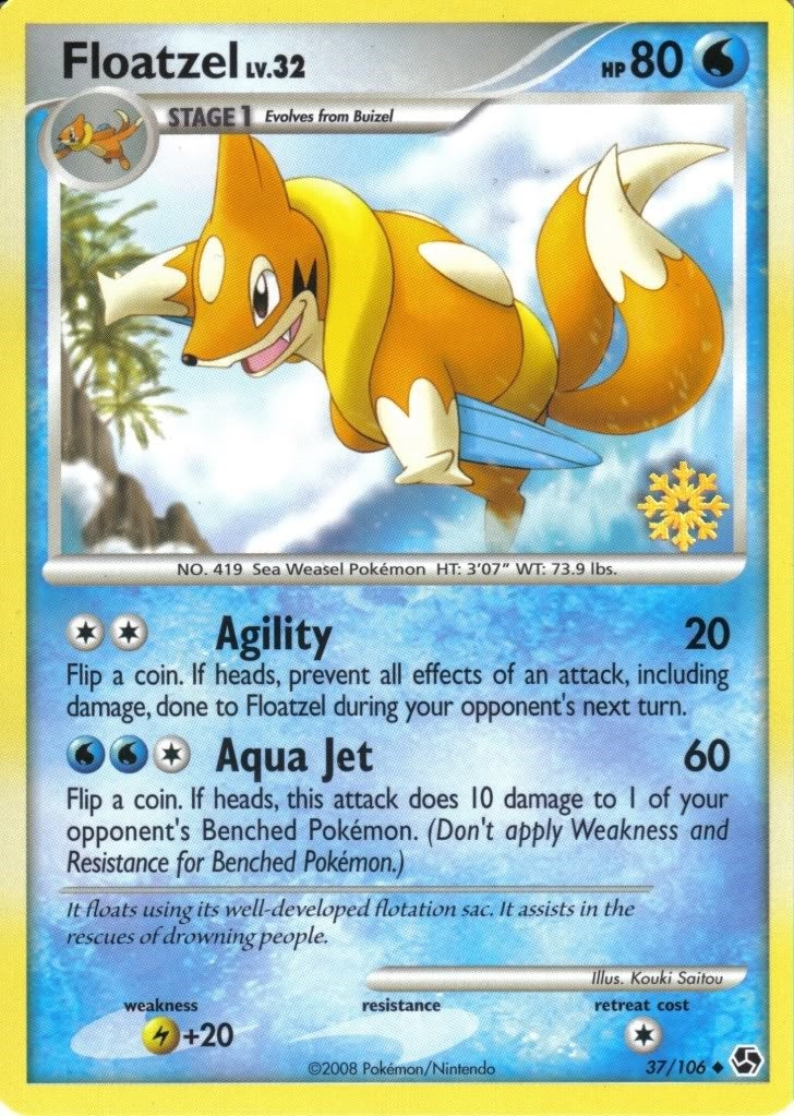 Image for Floatzel (037/106) (CCP) - Pokemon