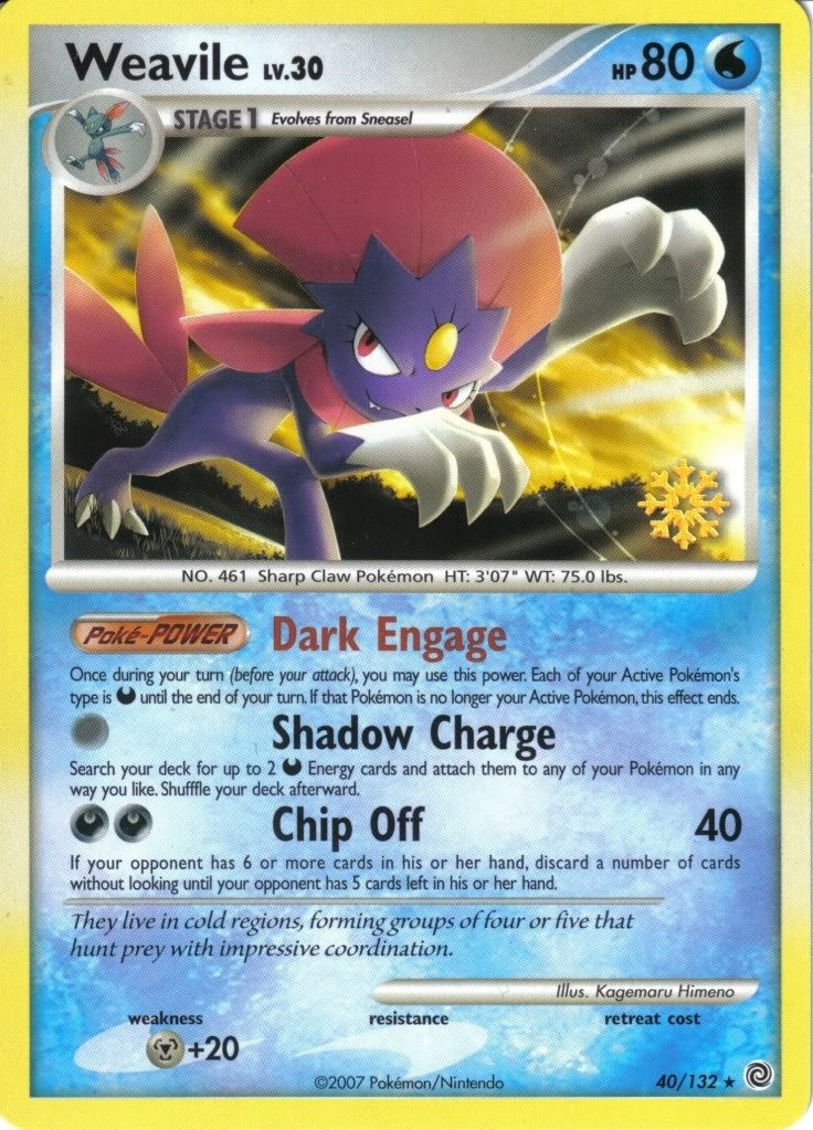 Image for Weavile (040/132) (CCP) - Pokemon