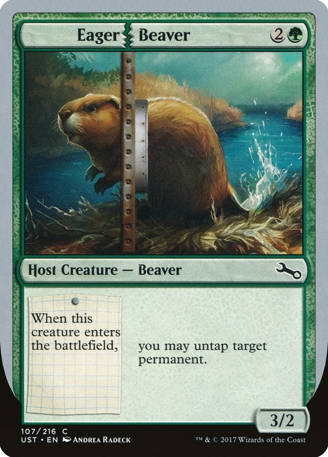 Image for Eager Beaver (107) (UST) - Magic: The Gathering