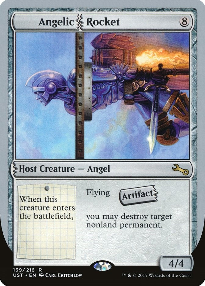 Image for Angelic Rocket (139) (UST) - Magic: The Gathering