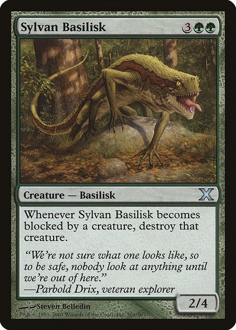 Image for Sylvan Basilisk (301) (10E) - Magic: The Gathering