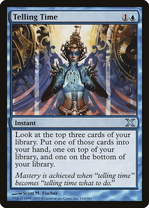 Image for Telling Time (114) (10E) - Magic: The Gathering