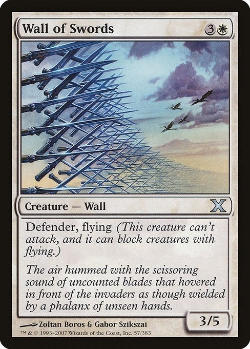 Image for Wall of Swords (57) (10E) - Magic: The Gathering