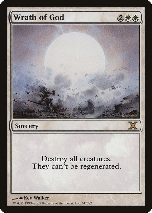 Image for Wrath of God (61) (10E) - Magic: The Gathering
