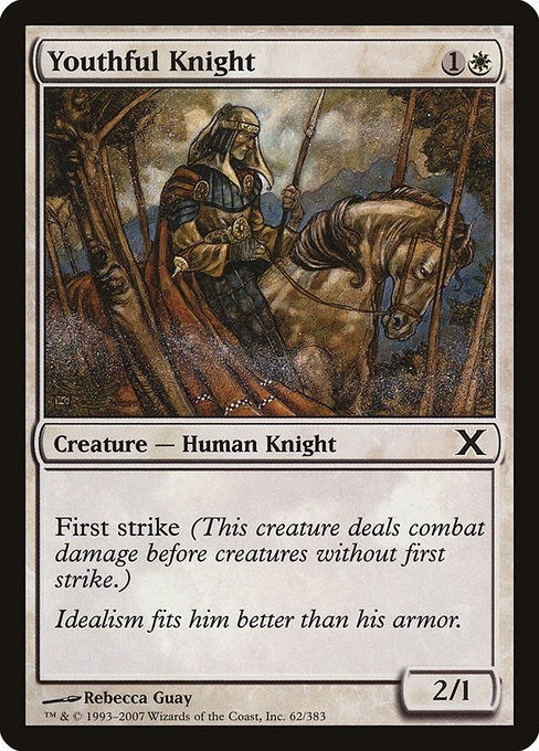Image for Youthful Knight (62) (10E) - Magic: The Gathering