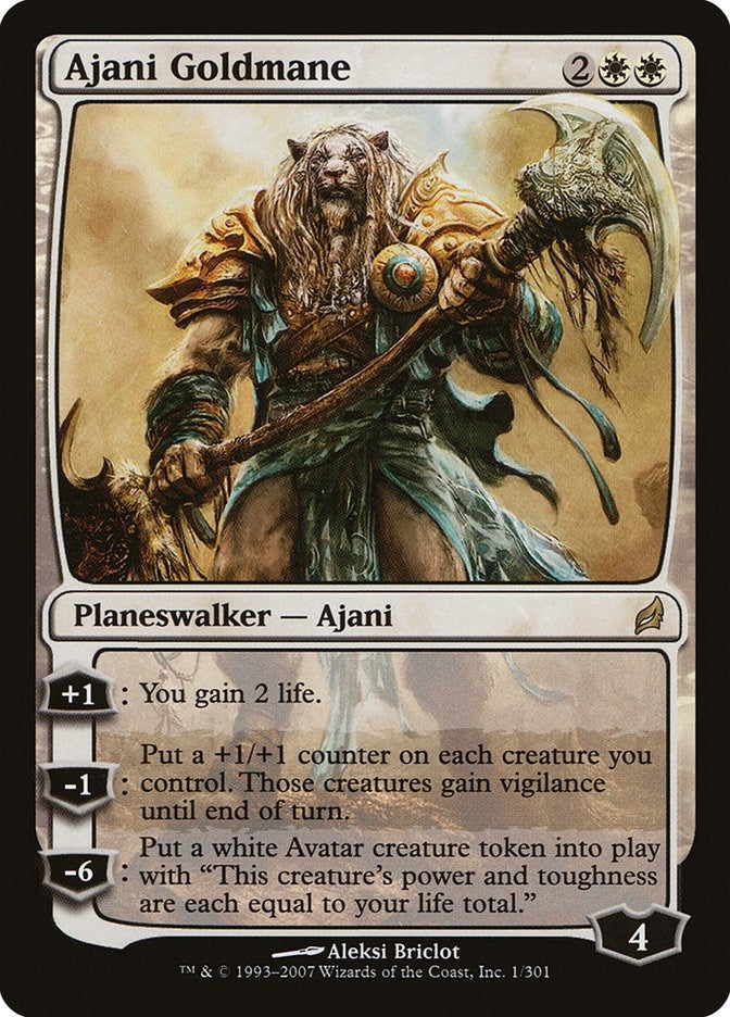 Image for Ajani Goldmane (1) (LRW) - Magic: The Gathering