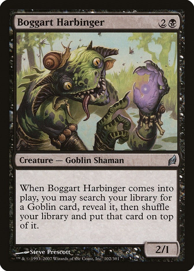 Image for Boggart Harbinger (102) (LRW) - Magic: The Gathering