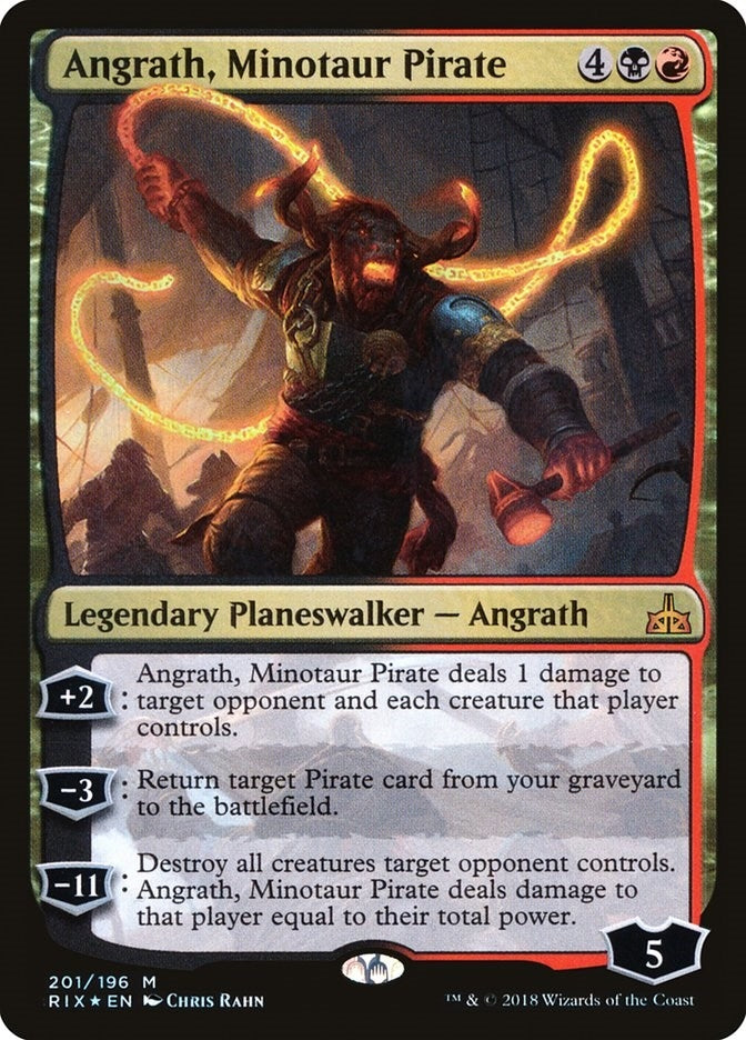 Image for Angrath, Minotaur Pirate (201) (RIX) - Magic: The Gathering