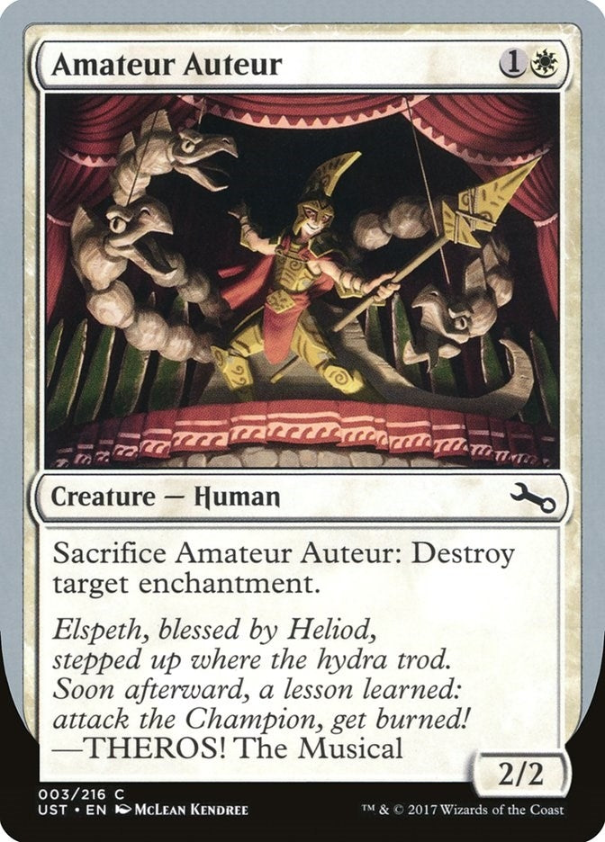 Image for Amateur Auteur (C) (3) (UST) - Magic: The Gathering