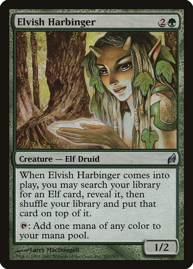 Image for Elvish Harbinger (207) - Magic: The Gathering