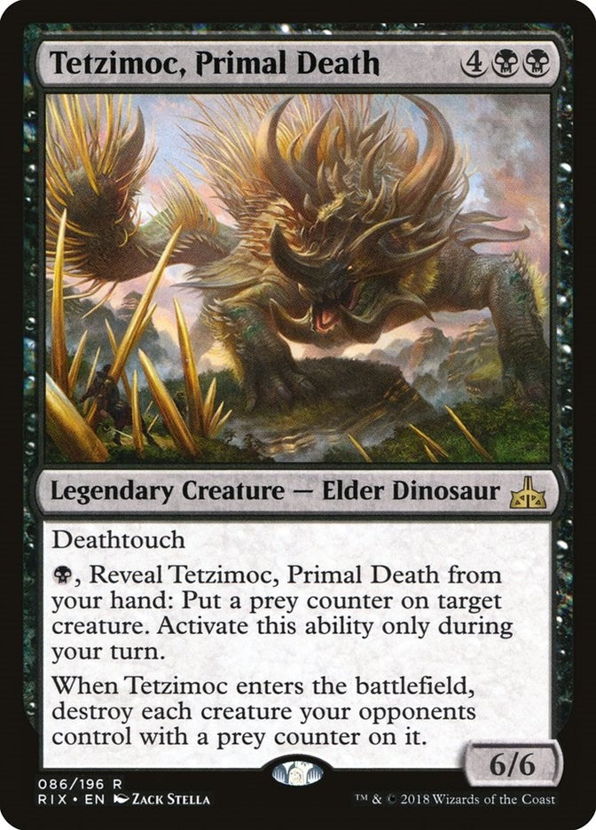 Image for Tetzimoc, Primal Death (86) - Magic: The Gathering