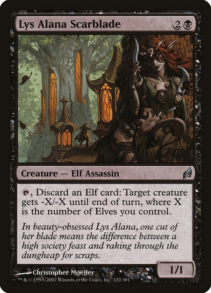 Image for Lys Alana Scarblade (122) (LRW) - Magic: The Gathering