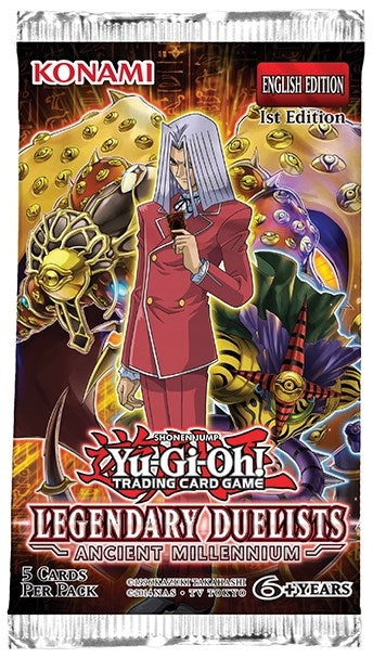 Image for Legendary Duelists: Ancient Millennium Booster Pack - YuGiOh