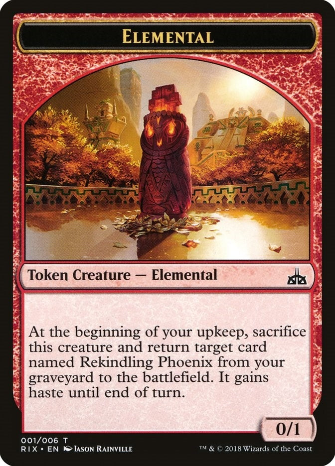 Image for Elemental Token (001) (1) - Magic: The Gathering