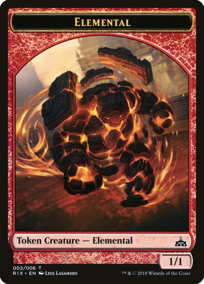 Image for Elemental Token (002) (2) - Magic: The Gathering