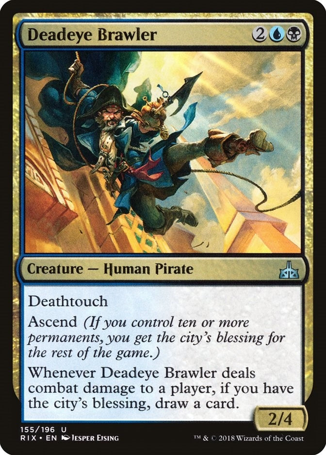 Image for Deadeye Brawler (155) - Magic: The Gathering