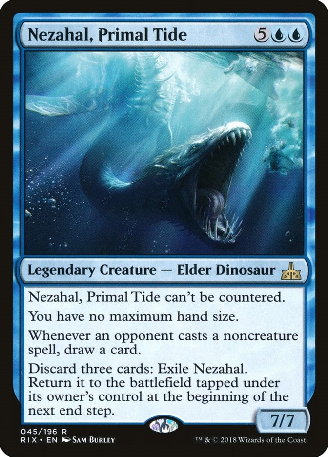 Image for Nezahal, Primal Tide (45) (RIX) - Magic: The Gathering