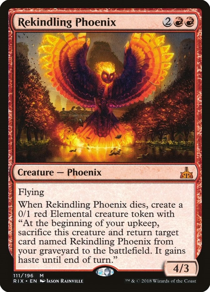 Image for Rekindling Phoenix (111) (RIX) - Magic: The Gathering