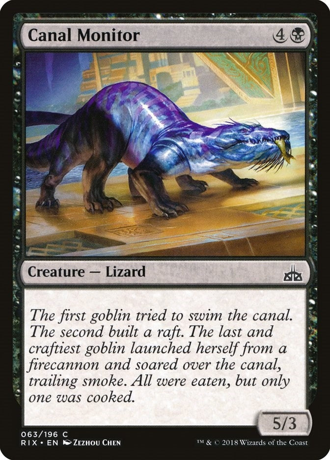 Image for Canal Monitor (63) (RIX) - Magic: The Gathering