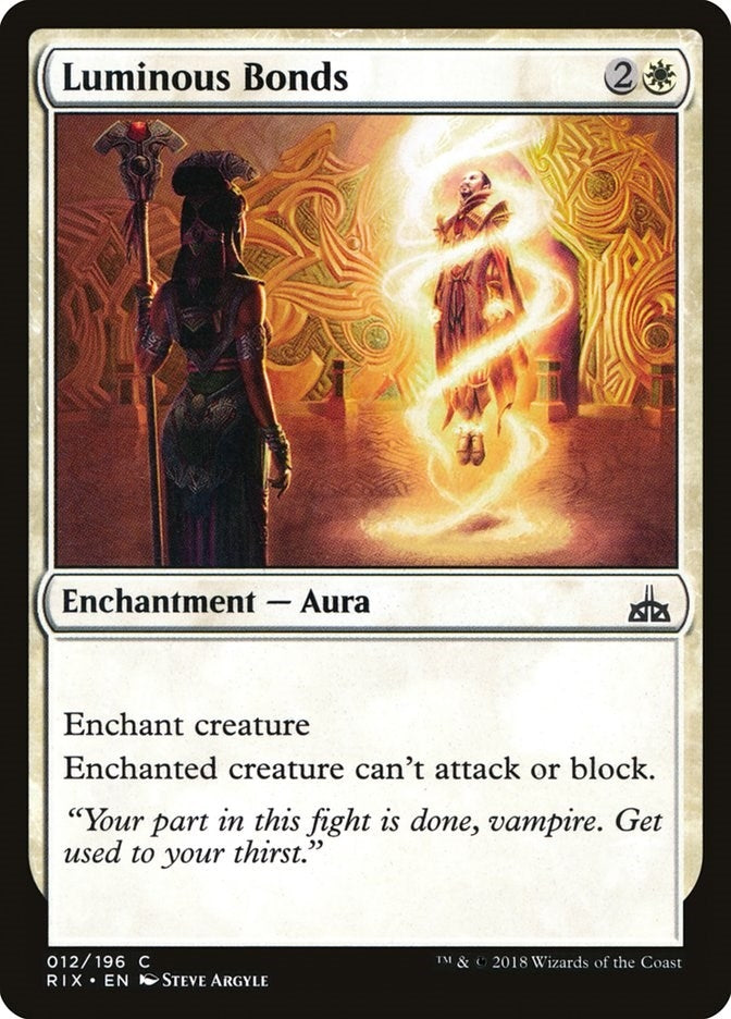 Image for Luminous Bonds (12) (RIX) - Magic: The Gathering