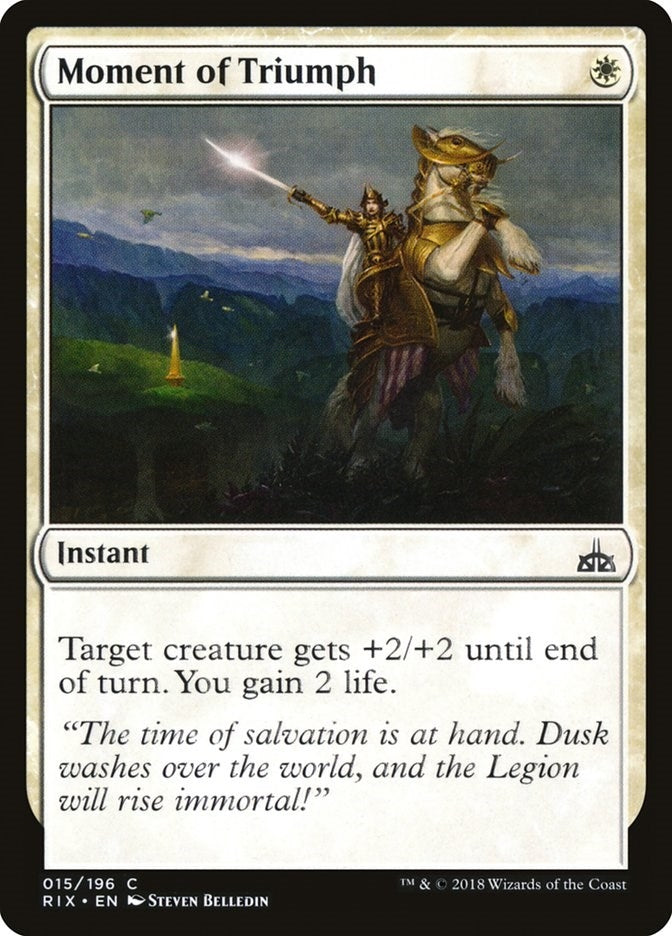 Image for Moment of Triumph (15) - Magic: The Gathering