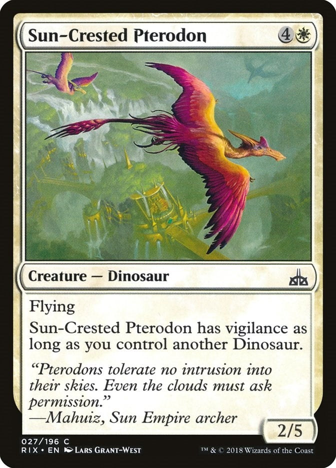 Image for Sun-Crested Pterodon (27) - Magic: The Gathering