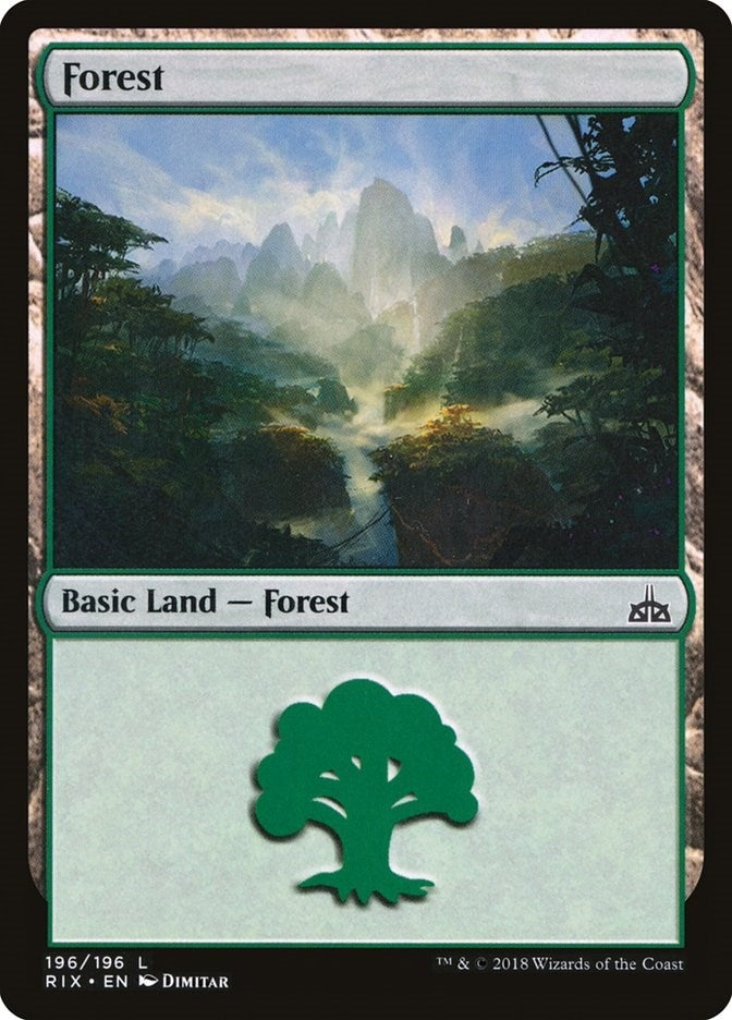 Image for Forest (196) - Magic: The Gathering