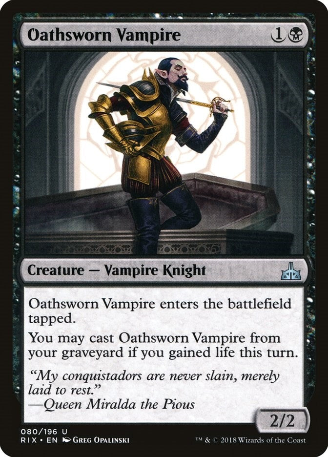 Image for Oathsworn Vampire (80) - Magic: The Gathering