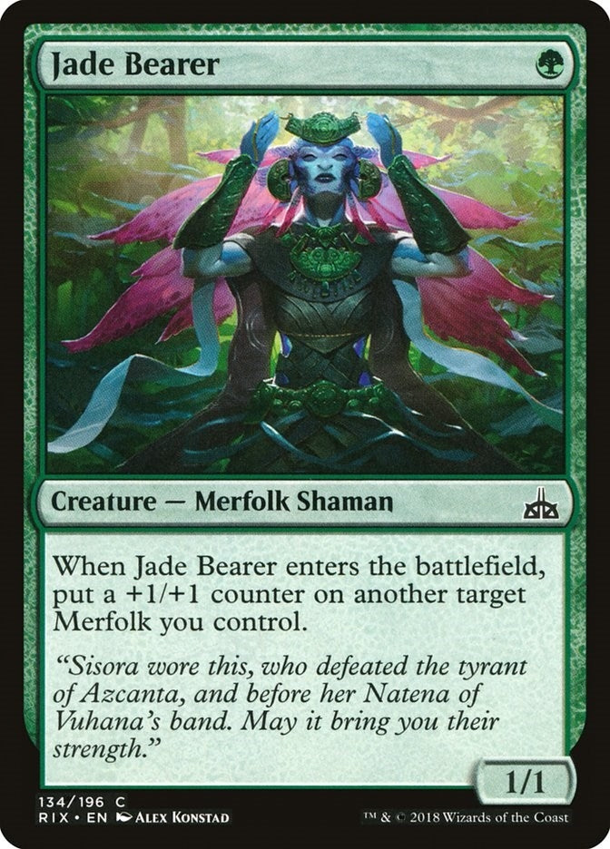 Image for Jade Bearer (134) (RIX) - Magic: The Gathering