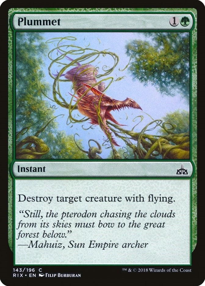 Image for Plummet (143) (RIX) - Magic: The Gathering
