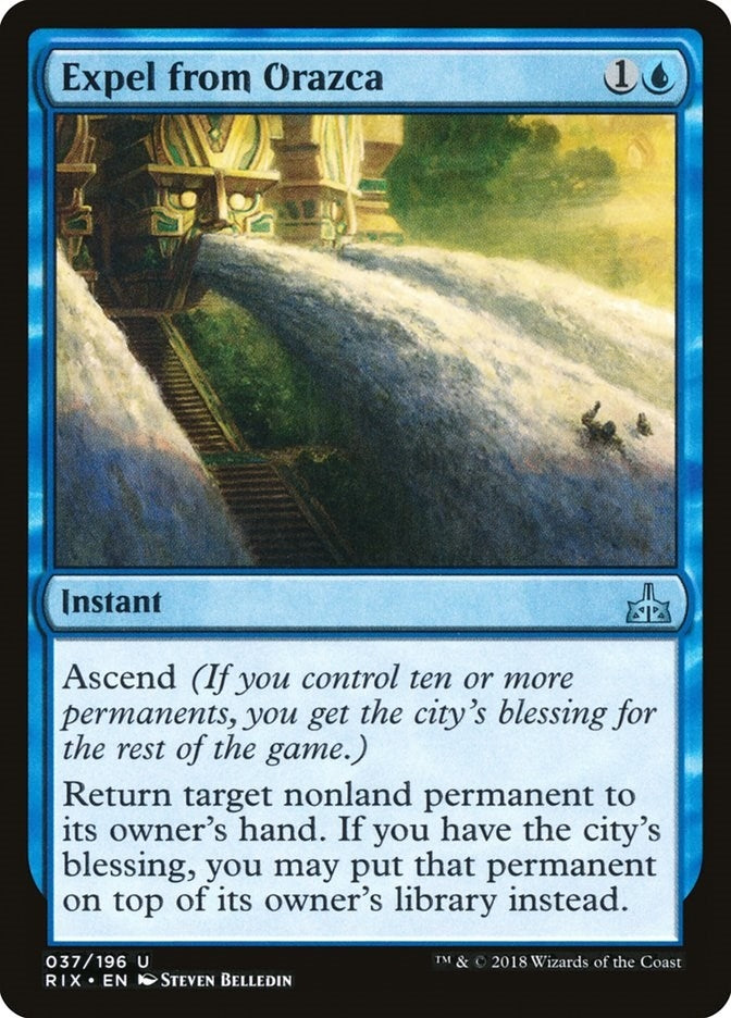 Image for Expel from Orazca (37) (RIX) - Magic: The Gathering