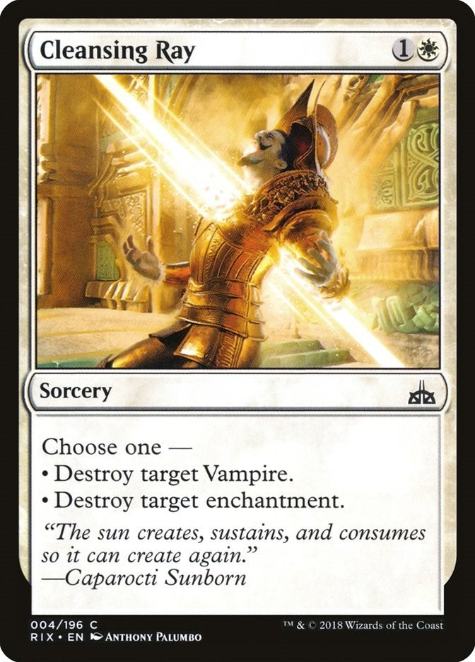 Image for Cleansing Ray (4) - Magic: The Gathering