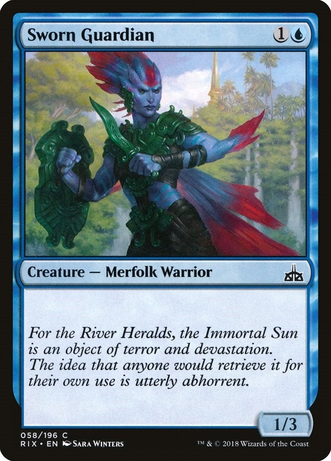 Image for Sworn Guardian (58) - Magic: The Gathering