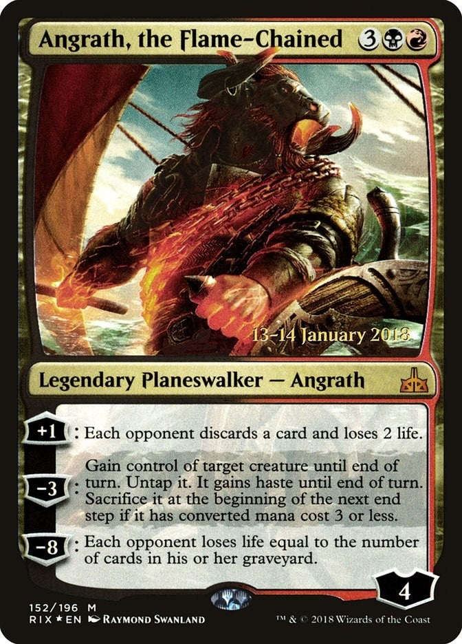 Image for Angrath, the Flame-Chained (152) (PRE) - Magic: The Gathering
