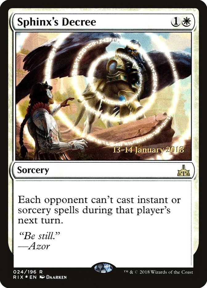 Image for Sphinx's Decree (24) - Magic: The Gathering