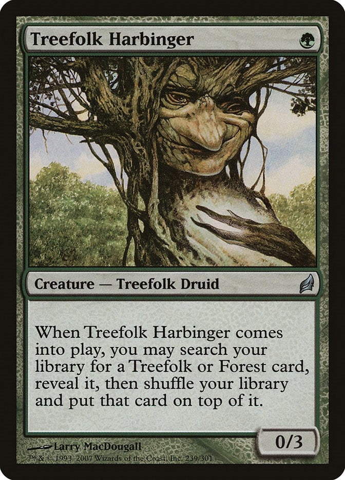 Image for Treefolk Harbinger (239) (LRW) - Magic: The Gathering